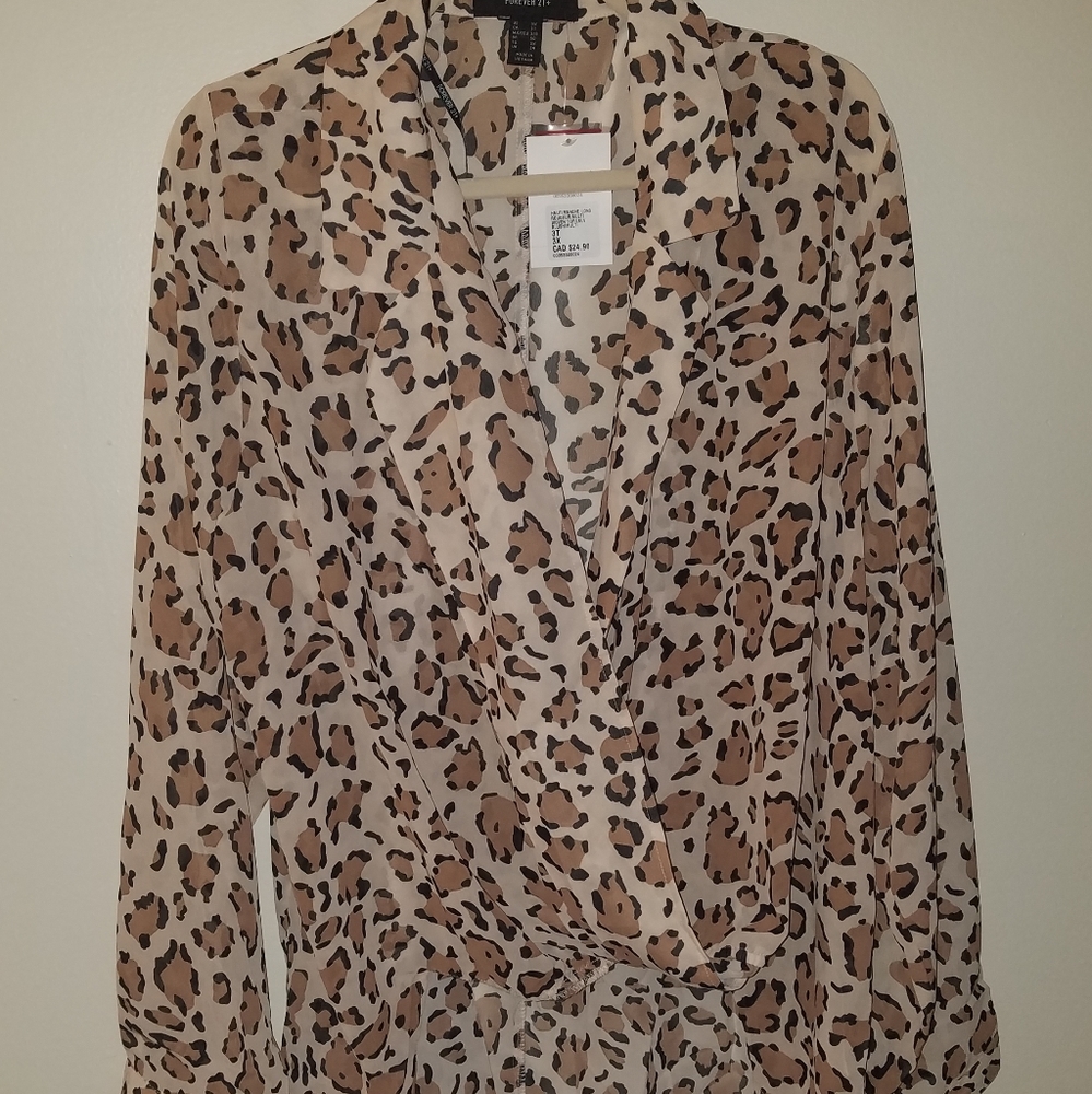 Leopard Blouse